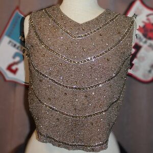 Haute Hippie-Embellished Top- Small